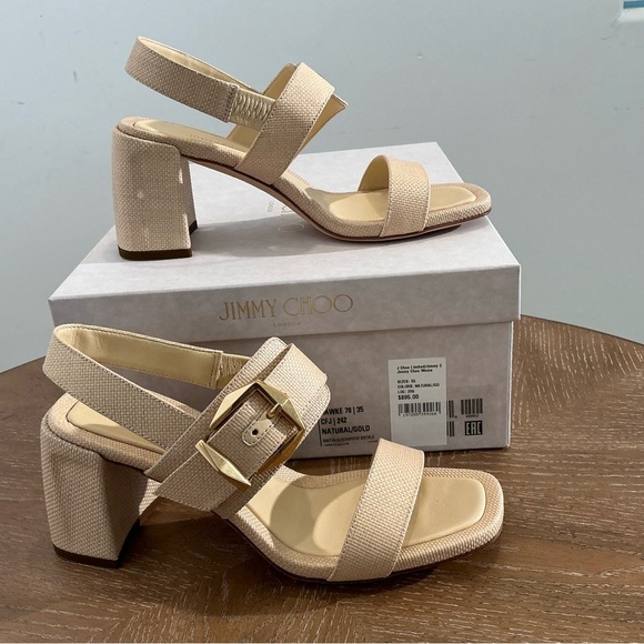 Jimmy Choo Hawke 70 canvas sandals - Picture 6 of 6
